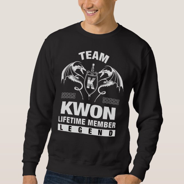Sudadera Miembro del equipo de Kwon Lifetime (Anverso)