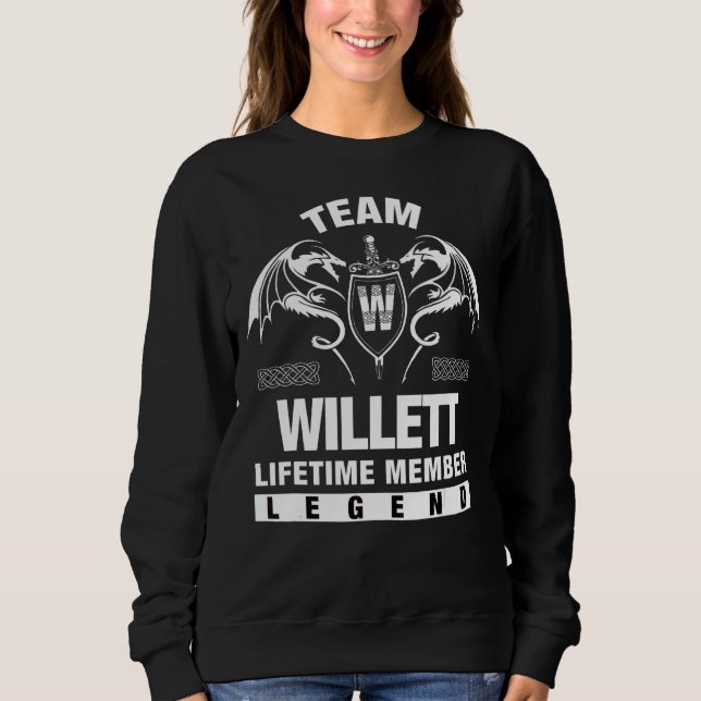 Sudadera Miembro del equipo Willett Lifetime (Anverso)