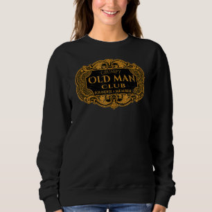Sudadera Miembro fundador del club de hombres mayores retro