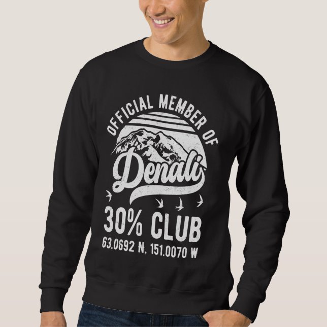 Sudadera Miembro oficial del Club Denali 30 Alaska National (Anverso)