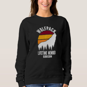 Sudadera Miembro vitalicio de Wolfpack Padrino Wolf Family