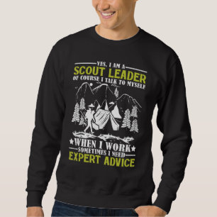 Sudadera Mientras hablo conmigo mismo SPL Líderes scout niñ