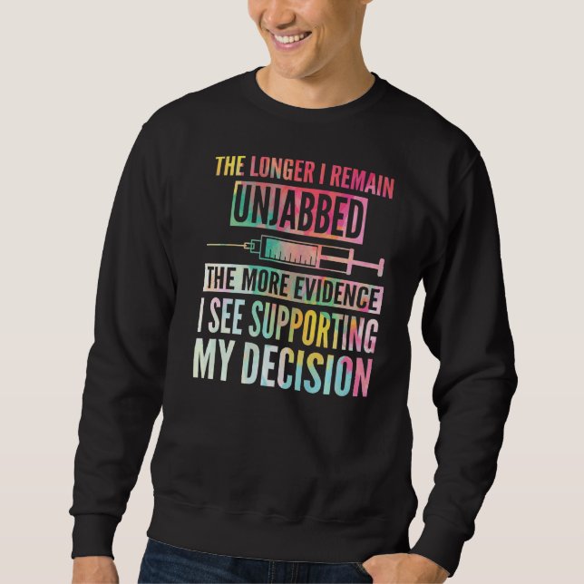 Sudadera Mientras Más Tiempo Permanezca Sin Golpear, Más Ev (Anverso)