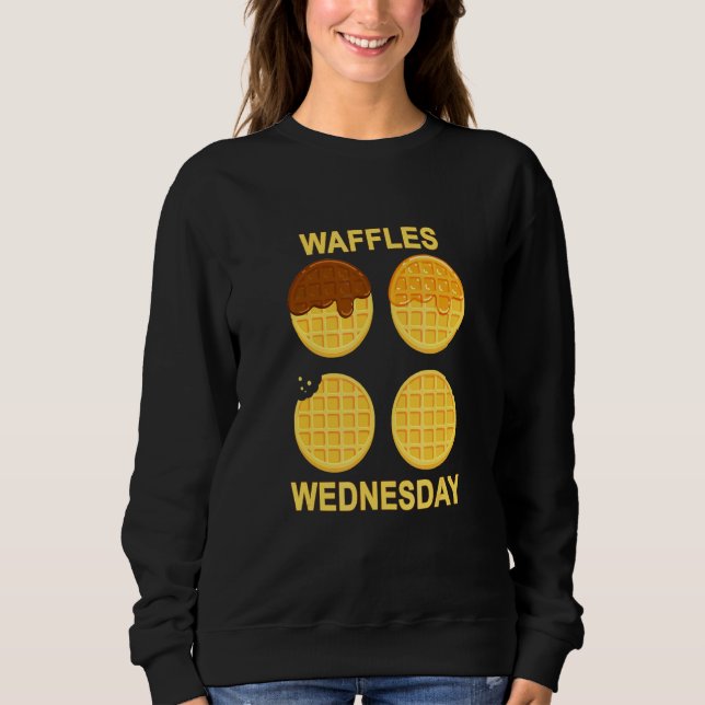 Sudadera Miércoles de Waffle Congelado Casero (Anverso)