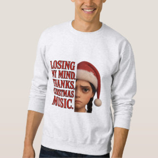 Sudadera Miércoles “Gracias, Música de Navidad” Divertido