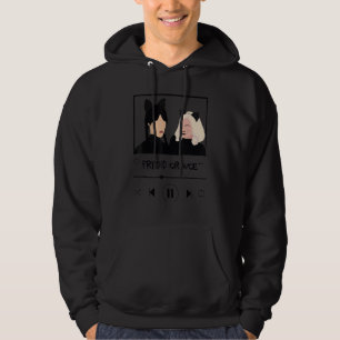 Sudadera Miércoles y Enid rastrean amigo o desgracia