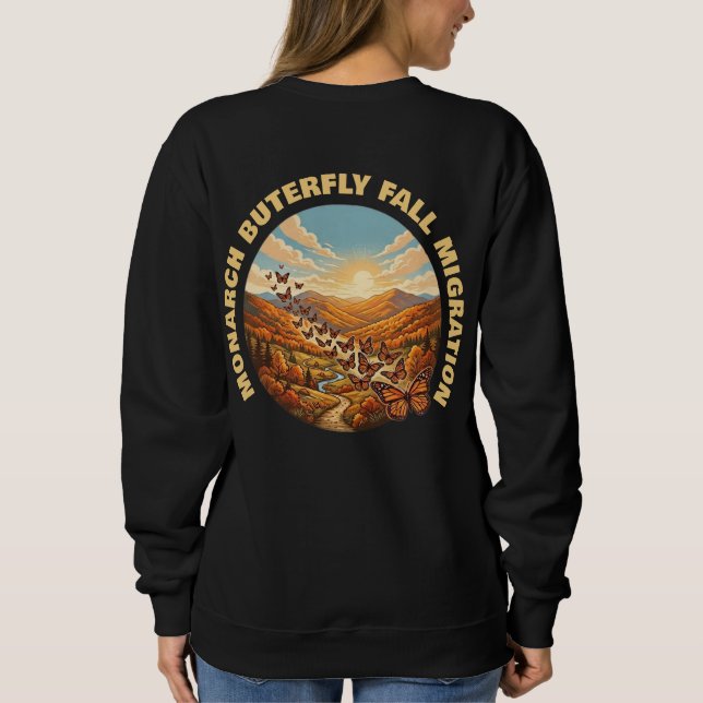Sudadera Migración de la Mariposa Monarca (Reverso)