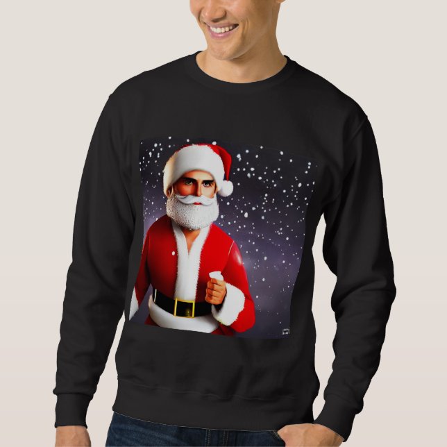 Sudadera Mikel Arteta Navidades Santa (Anverso)