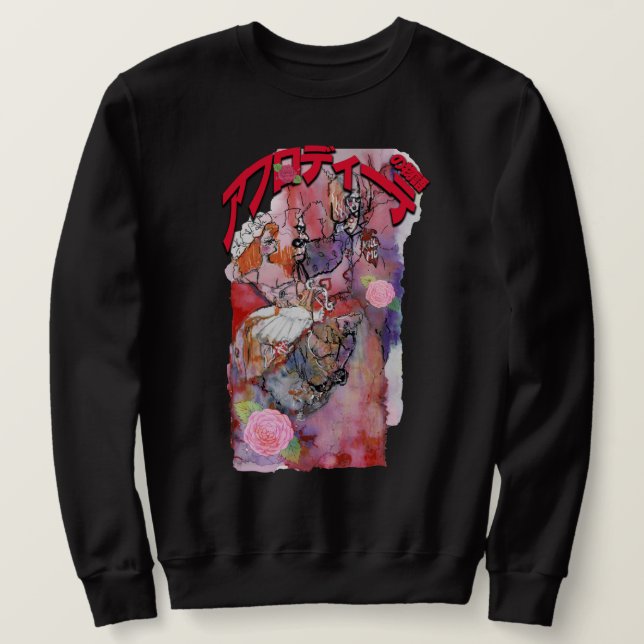 Sudadera Mikitiez anime manga venus valentine cupid rosa (Anverso del diseño)