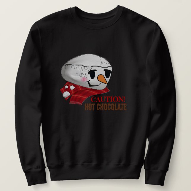 Sudadera Mikitiez cálida navidad invierno chocolatecaliente (Anverso del diseño)