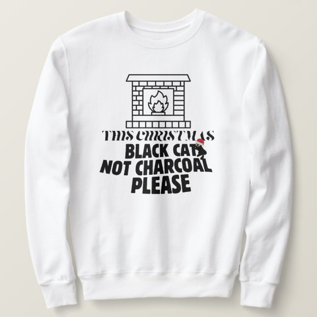 Sudadera Mikitiez chantaje divertido chantaje x'mas charcar (Anverso del diseño)