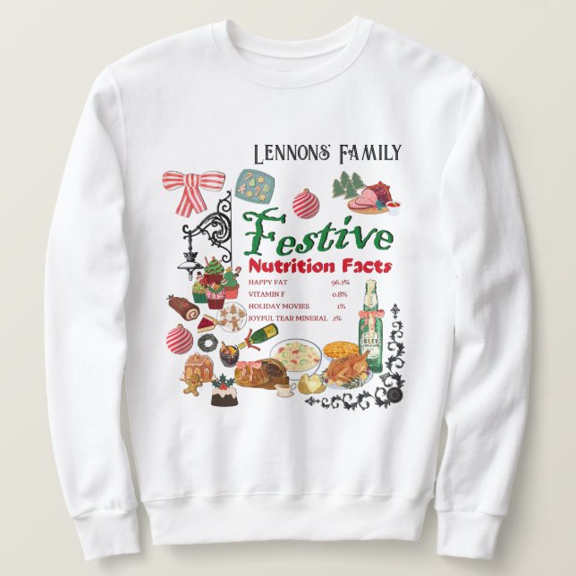 Sudadera Mikitiez festivechristmas recipe baking holiday (Anverso del diseño)