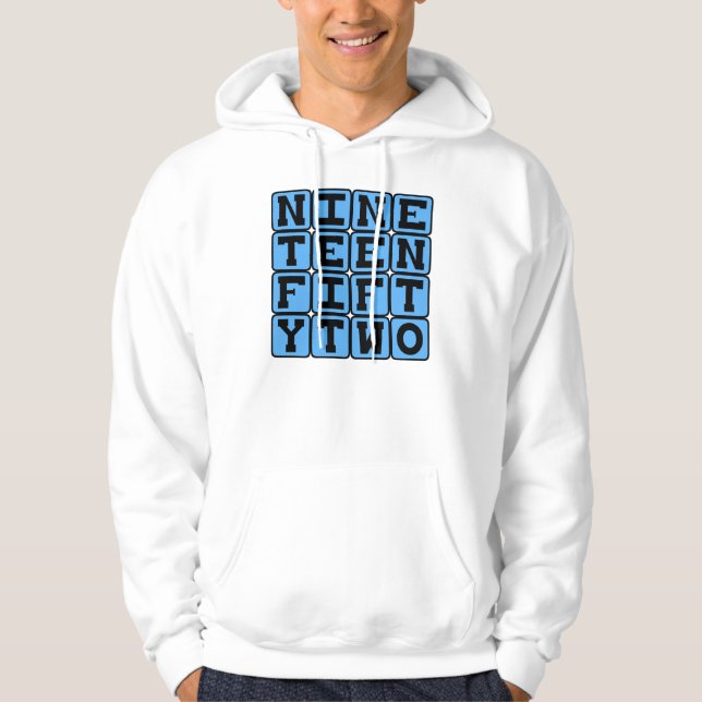 Sudadera Mil novecientos cincuenta y dos, año 1952 (Anverso)
