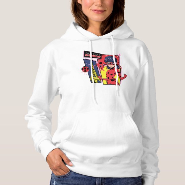 Sudadera Milagroso Comic Ladybug Parisian Way (Anverso)