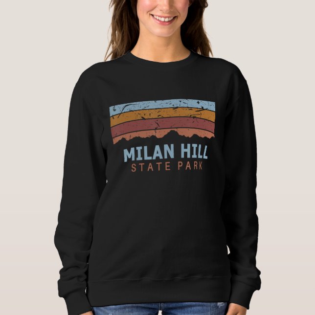 Sudadera Milan Hill State Park New Hampshire Retro Cool (Anverso)