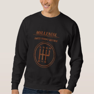 Sudadera Milenario Automóvil Anti Robo de cambio manual de