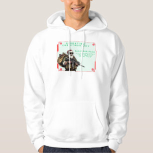 Sudadera Militar/Navideño Santa Divertido