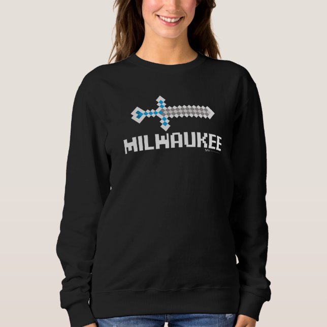 Sudadera Milwaukee 8 Bit Gamer City 1 (Anverso)