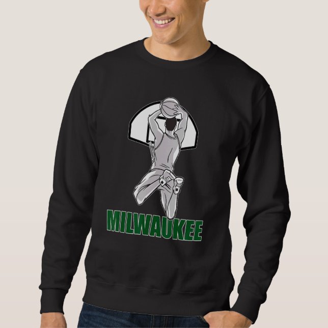 Sudadera Milwaukee Basketball B-Ball City Wisconsin State - (Anverso)