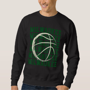 Sudadera Milwaukee Basketball Wisconsin Baloncesto Wi B-Bal