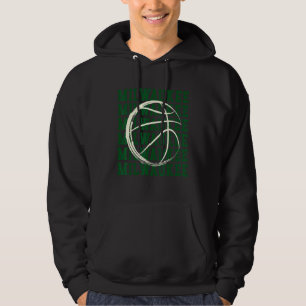 Sudadera Milwaukee Basketball Wisconsin Baloncesto Wi B-Bal