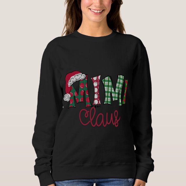 Sudadera Mimi Claus Cute Art - Navidades (Anverso)
