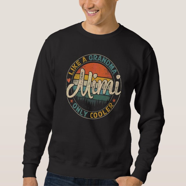 Sudadera Mimi como una abuela que solo hace frío el día de  (Anverso)