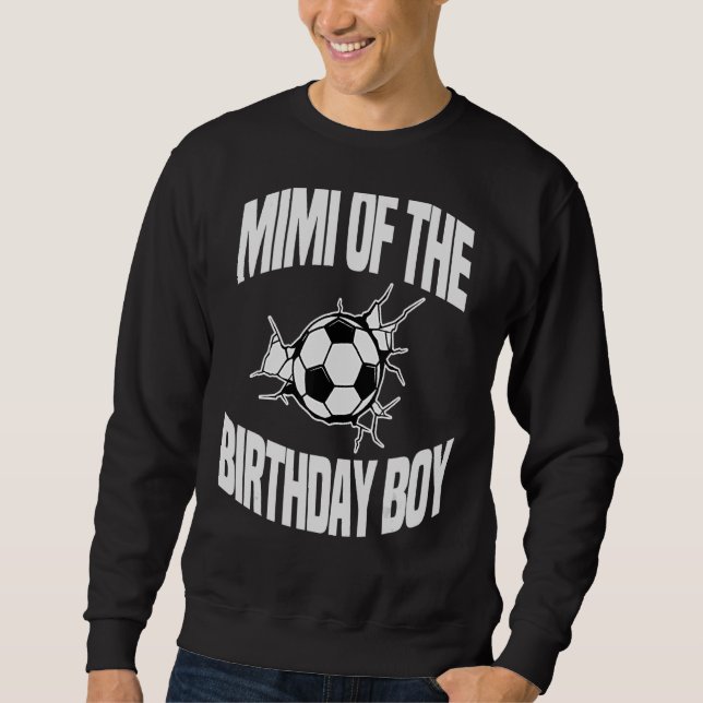 Sudadera Mimi Del Equipo De Fútbol Bday Fiesta Gr (Anverso)