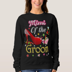 Sudadera Mimi Del Groom Feliz Boda Flor Zapato Rosa M