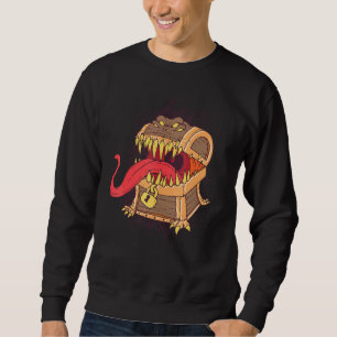 Sudadera Mimic Dice Chest D20 Treasure Tabletop Juego Rpg G