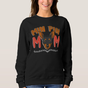 Sudadera Min Pin Mamá Perro Dueño de Mascota Día de las Mad