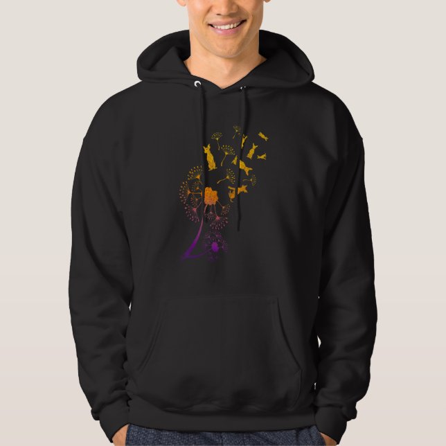 Sudadera Min Pin Perro Dueño de perro Diente de león Min Pi (Anverso)