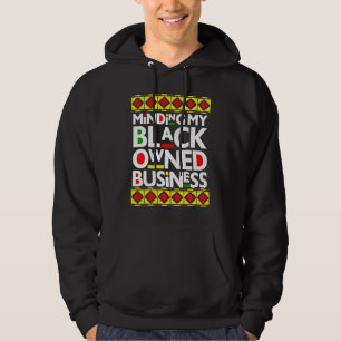 Sudadera Minando mi dinero negro de la historia de negocios