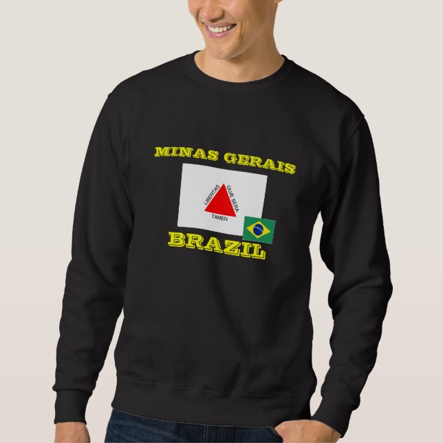 Sudadera Minas Gerais, camiseta del Brasil (Anverso)