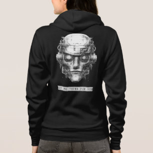 Sudadera Mind Control Cyberpunk Robot Front & Back