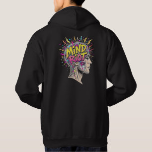 Sudadera Mind Riot Hoodie - Resumen de caos, energía creati