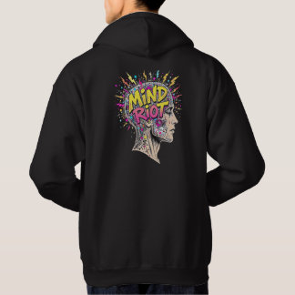 Sudadera Mind Riot Hoodie - Resumen de caos, energía creati