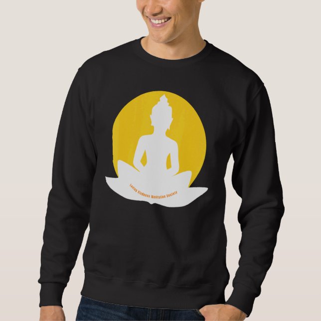 Sudadera Mindfulness Buddha Buddhism Spiritual Yoga Meditat (Anverso)
