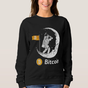 Sudadera Minero de Bitcoin Astronauta En La Luna Inversor d