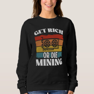 Sudadera Minero de criptomonedas Tecnología de cadena de bl