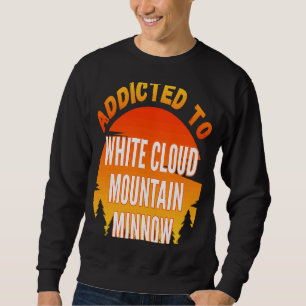 Sudadera Minero de la montaña de la nube blanca pescando
