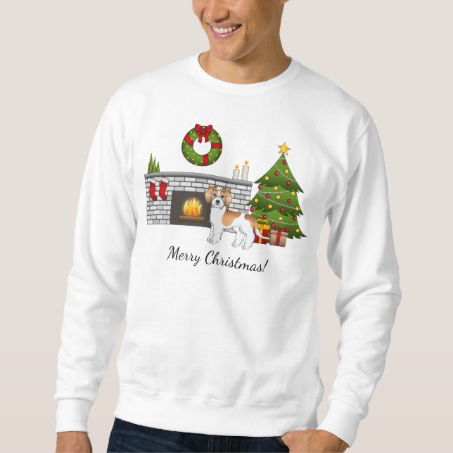 Sudadera Mini Goldendoodle albaricoque y blanco - Sala de N (Anverso)
