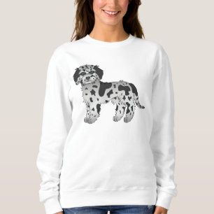 Sudadera Mini Goldendoodle Blue Merle Perro de Dibujos Anim