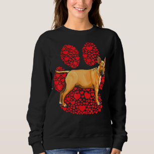 Sudadera Miniatura Bull Terrier Día de San Valentín Amor Pe