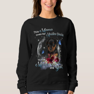 Sudadera Miniatura Pinscher Mama Dog Mom Feliz Día de la Ma