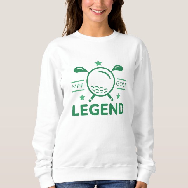 Sudadera Minigolf Legend (Anverso)