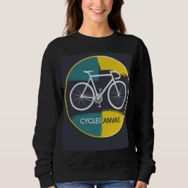 Sudadera Minimal Bicycle Illustration – 