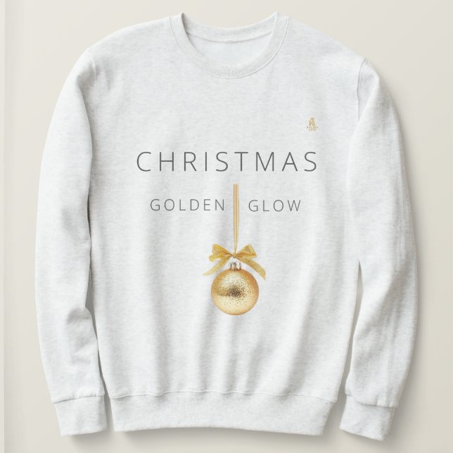 Sudadera Minimal Christmas Line Art Tree | KaliraArts (Anverso del diseño)