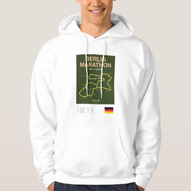 Sudadera Minimalist Boston Marathon Line Print (Anverso)