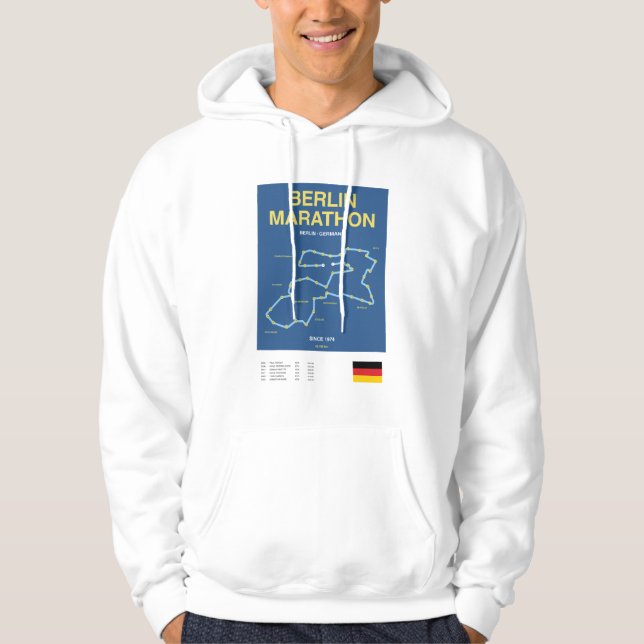 Sudadera Minimalist Boston Marathon Line Print (Anverso)